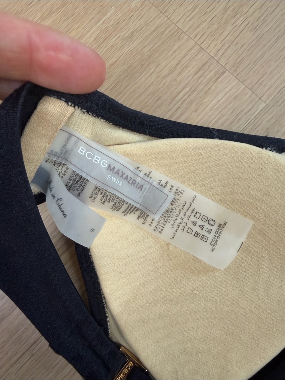 NWOT BCBGMAXAZRIA Cut Out Monokini One Piece Swimsuit S - Picture 9 of 11